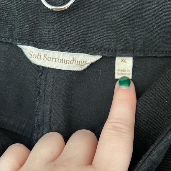 NWT Soft Surroundings Superla Pull On Straight Leg Pants - Picture 3 of 7